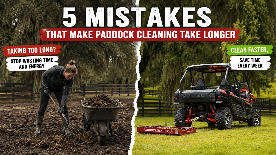 5 Mistakes That Make Paddock Cleaning Take Longer