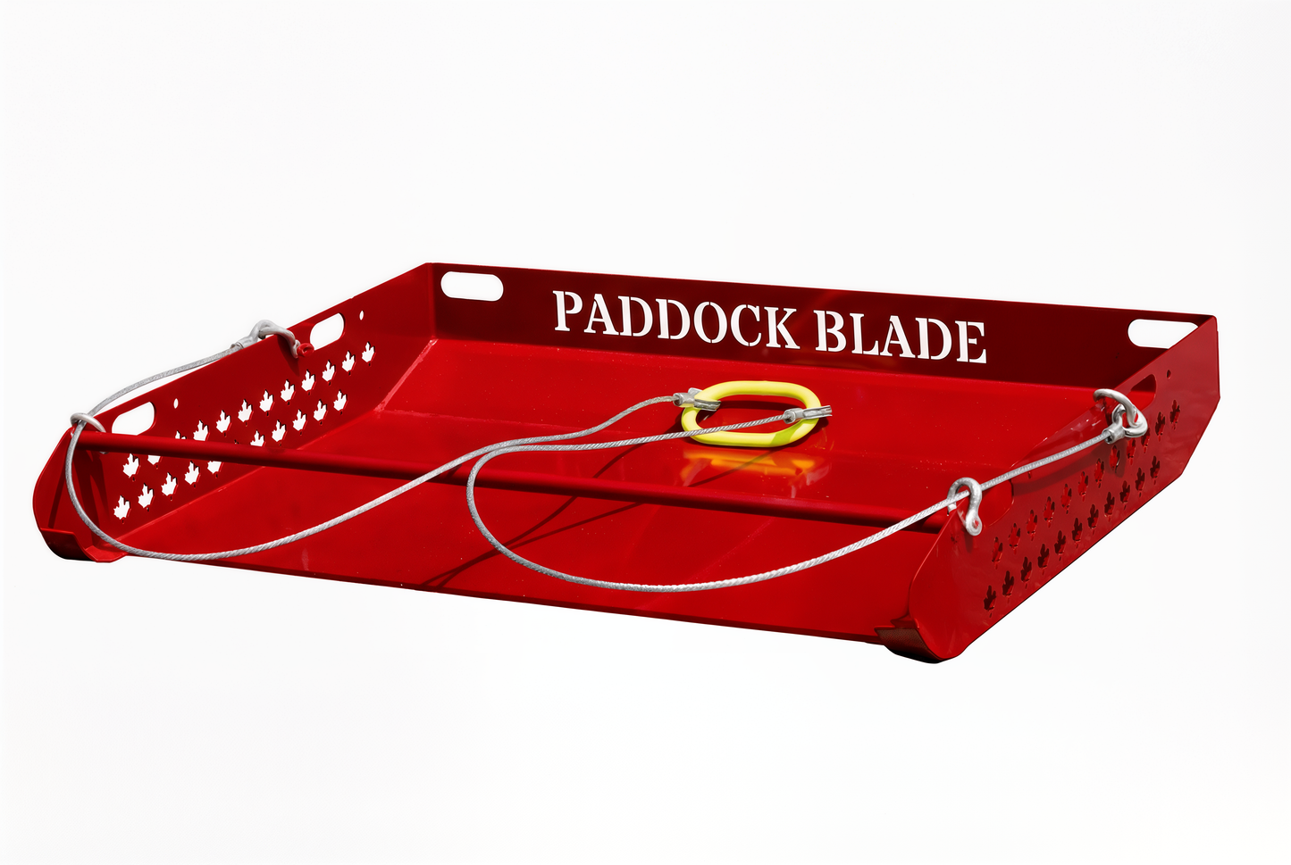 The Original Paddock Blade Barn Red Premium Canadian Made Paddock Cleaner